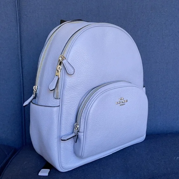COACH Court Backpack Color: Silver/TWILIGHT Coach Women main image 2